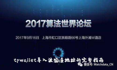 tpwallet导入波宝多地址的完整指南